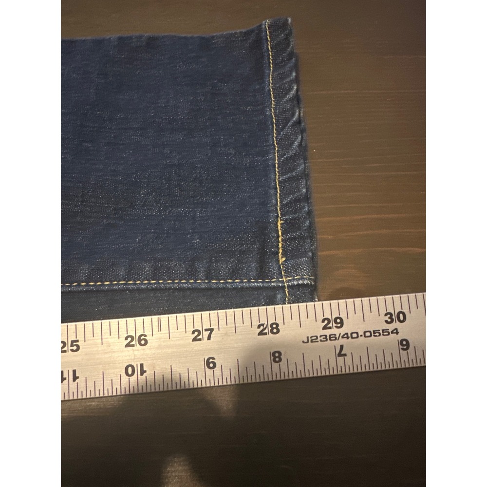 Levis Mid Rise Skinny‎ Jeans Dark Wash Indigo Denim 5-Pocket 14M - Picture 8 of 10